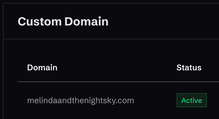 Use Your Own Domain